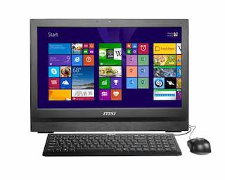 Моноблок MSI AP200-061RU 20" HD+ Touch P G3240/4Gb/500Gb/IntHDG/DVDRW/DOS/WiFi/black/250cd/1000:1 1600*900/Web/клавиатура/мышь